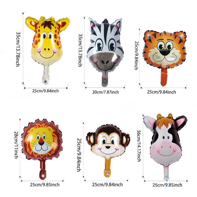 

Мультяшный гелиевый шар FENGRISE с животными