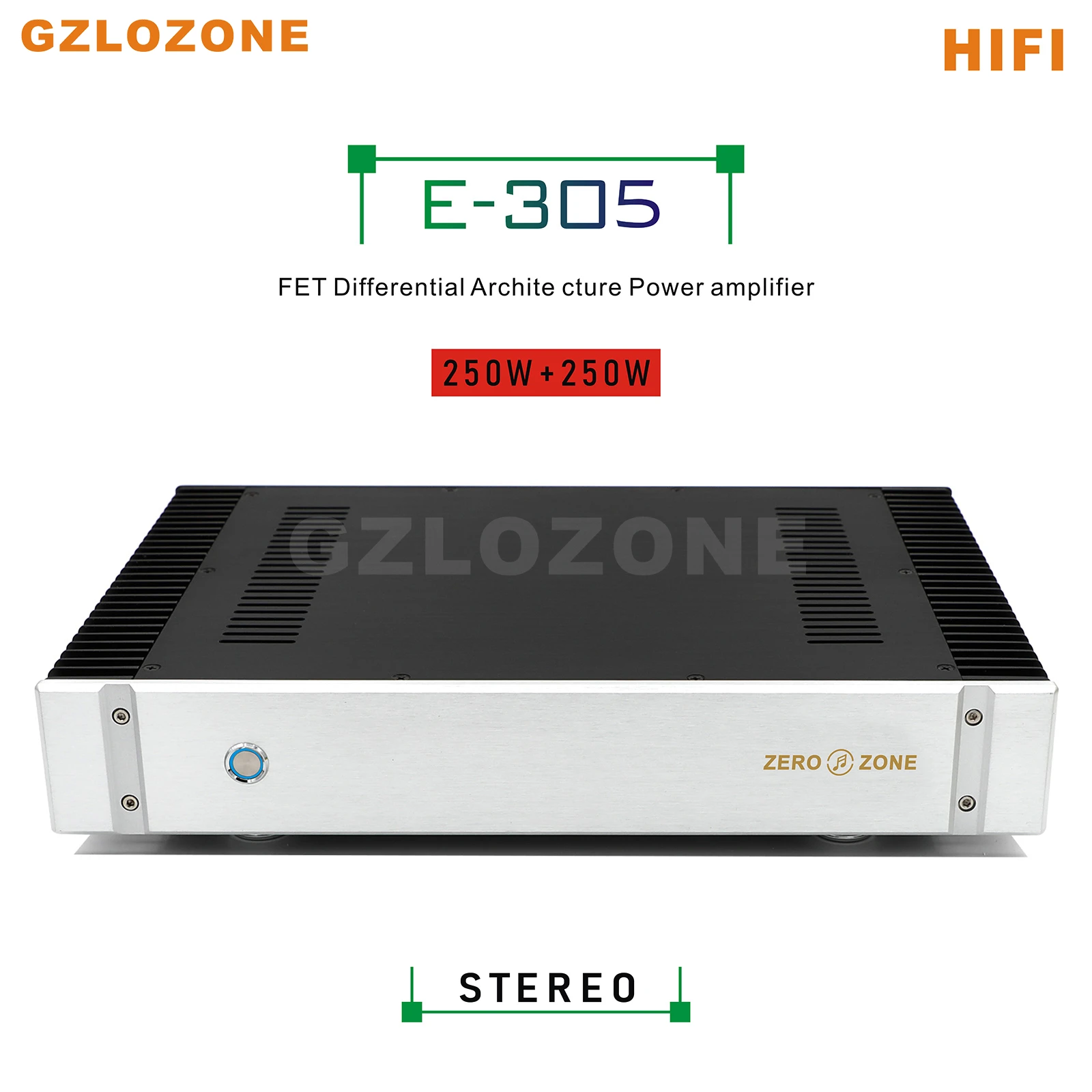 

Усилитель мощности дифференциальной архитектуры HIFI E305 FET на основе Accuphase E-305 Circuit 250 Вт + 250 Вт