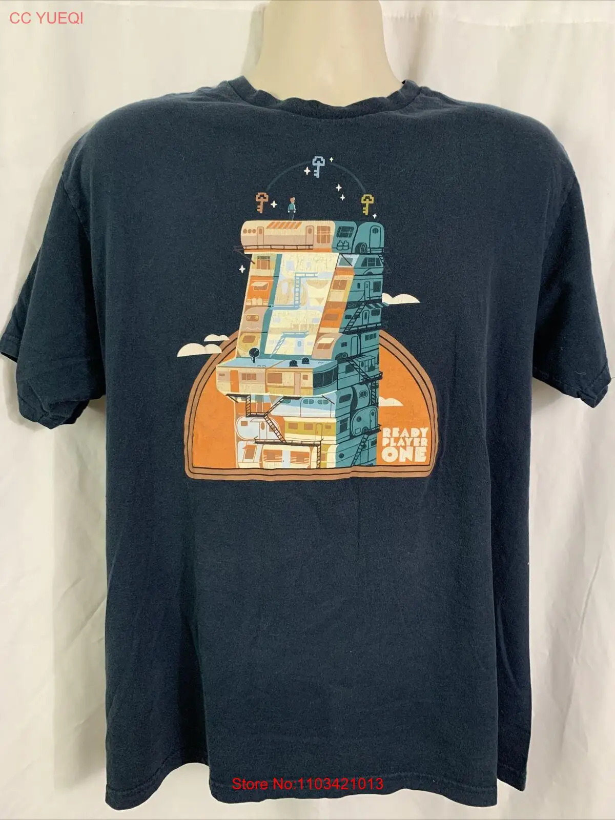 Эксклюзивная рубашка Ready Player One фильма Loot Crate Wear размер XL