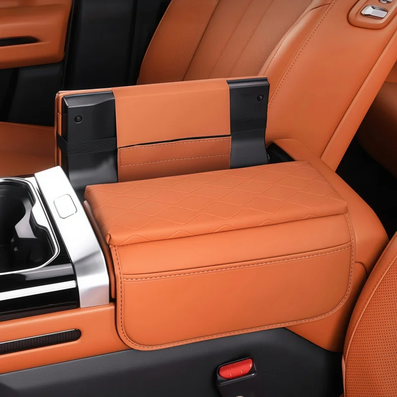 Фото Подходит для Chery Jetour Zongheng G700, автомобильный мягкий поддерживающий подлокотник, кожаная подушка для увеличения высоты, аксессуары для салона автомобиля №3