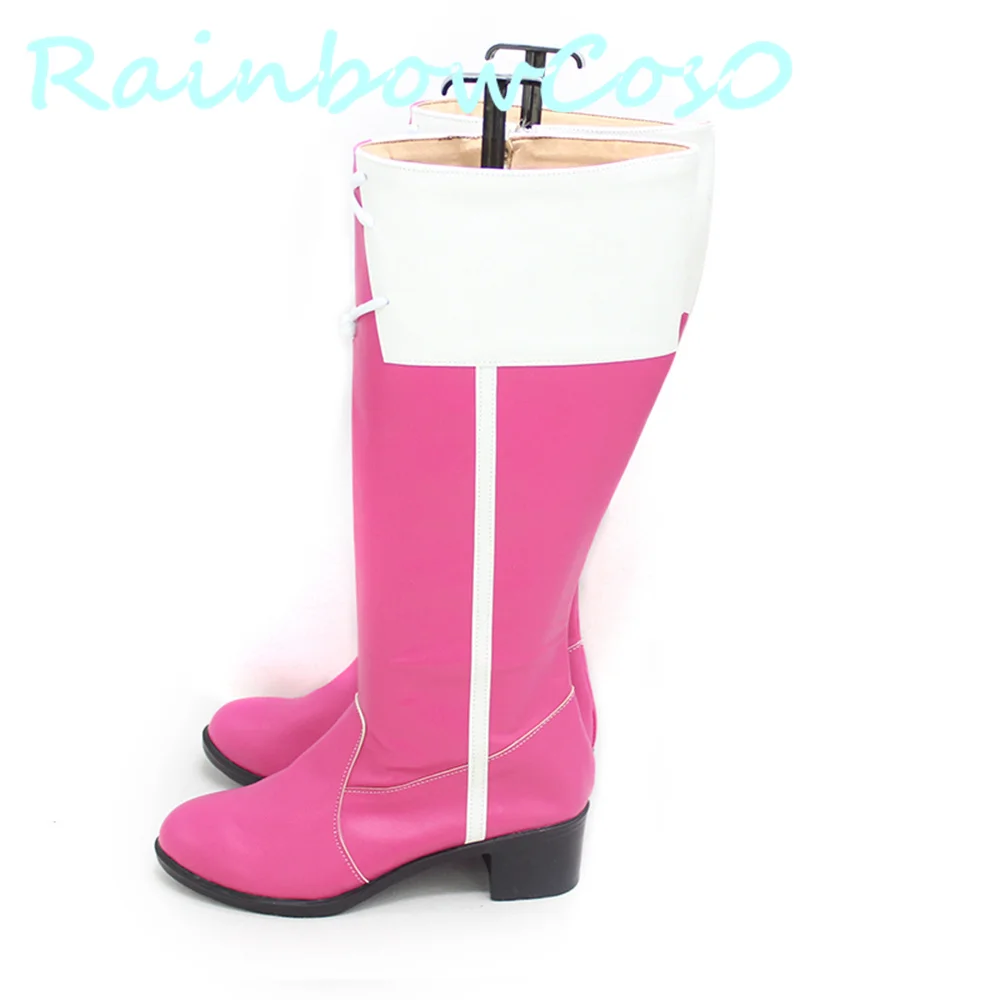 Puella Magi Madoka Magica Kyoko Kyouko Обувь для косплея Сапоги Игра Аниме Карнавал Вечеринка