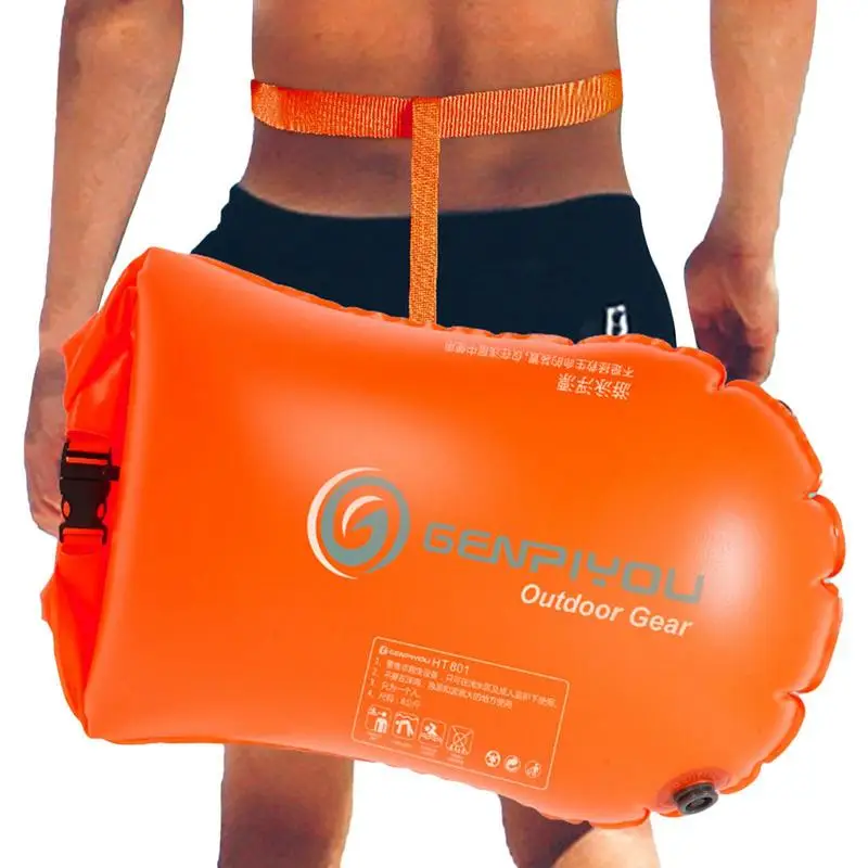 

Плавающий поплавок, двойные подушки безопасности из ПВХ, плавающий поплавок, воздушные сухие сумки, надувная плавающая сумка для водных видов спорта, с видимостью