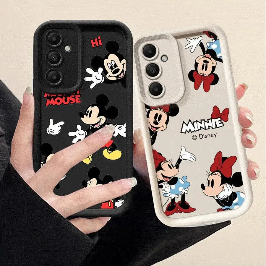Disney Mickey Mouse Phone Case for Samsung Galaxy A20 A30 5G A71 A51 A50s A21s 4G A10s A03 A04 A05 A06 Shockproof Cover