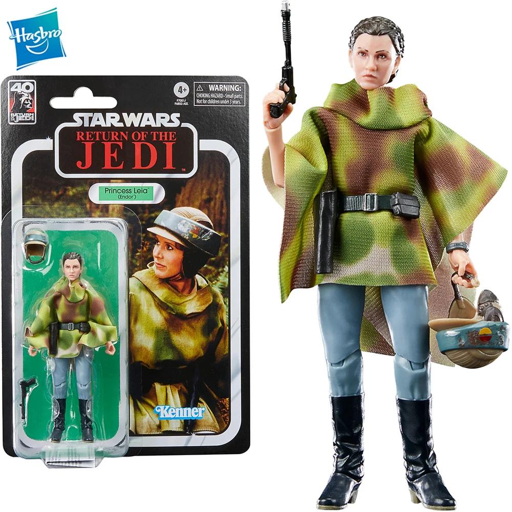 

[In Stock] Hasbro Star Wars The Black Series Return of The Jedi Princess Leia (Endor) Action Figure Collectible Model F7051
