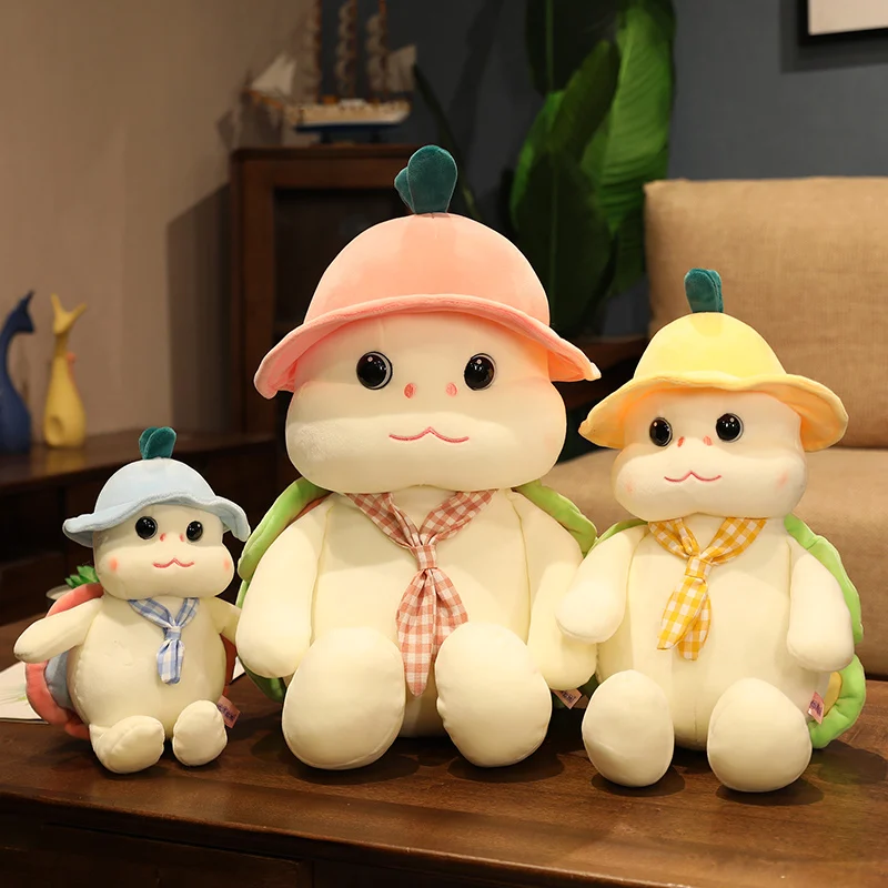 

Cute Big Eyes Tortoise Plush Toy Stuffed Sea Animals Sea Turtle Pillow Colorful Turtle Soft Doll Gift for Children