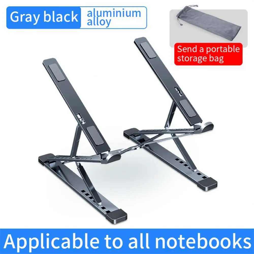 

RYRA NEW MC Adjustable Foldable Laptop Stand Aluminum For Macbook Tablet Notebook Stand Table Cooling Pad Laptop Holder