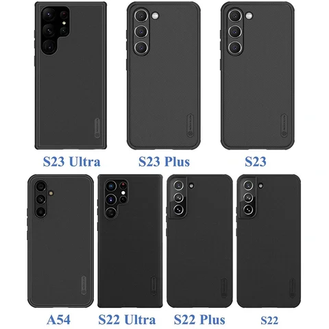 Противоударный чехол Nillkin с защитой от царапин для Samsung Galaxy S23 Ultra/S23+/S23/S22 Ultra Bump Текстурированный тонкий слип-чехол