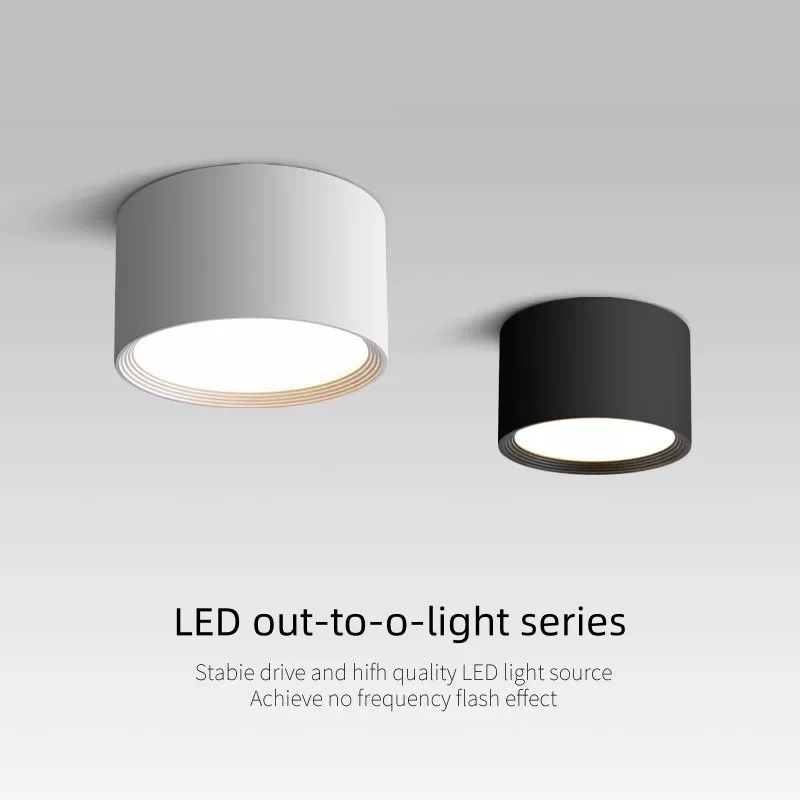 

Светодиодный открытый потолочный светильник, потолочный светильник, бытовая гостиная, коридор, светильник для прохода, балконный светильник, свет, без основной лампы, освещение