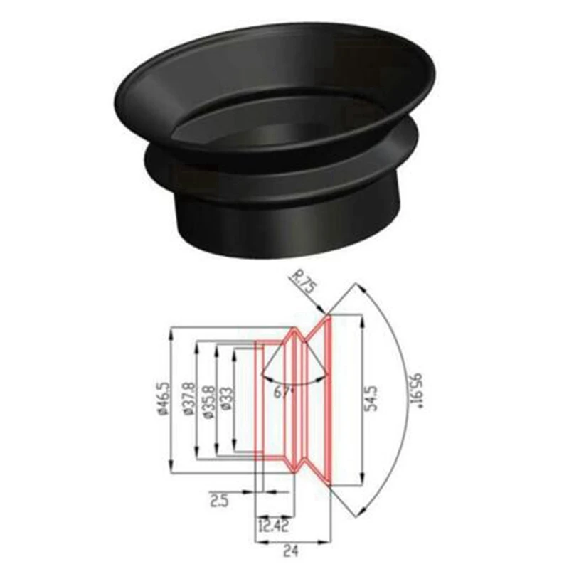 ГОРЯЧАЯ ПРОДАЖА 2X бинокулярный шлем очки ночного видения резиновая защита для