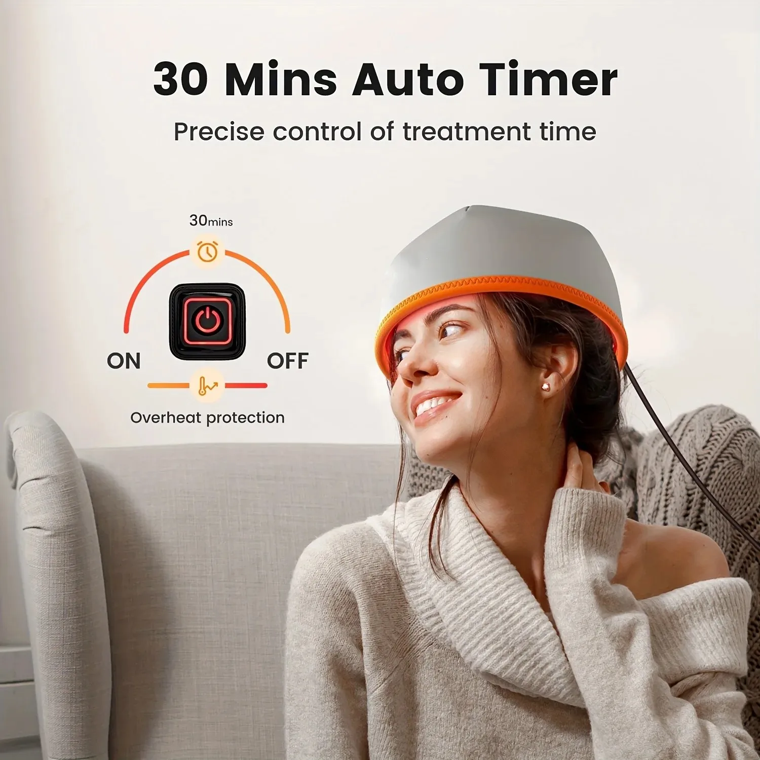 1 шт. инфракрасная Светодиодная лампа для роста волос