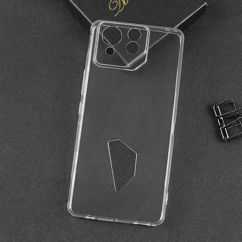 Простой тонкий мягкий прозрачный чехол из ТПУ для телефона Asus ROG 8 Pro 7 6 5 3 rog8 rog7 rog65G