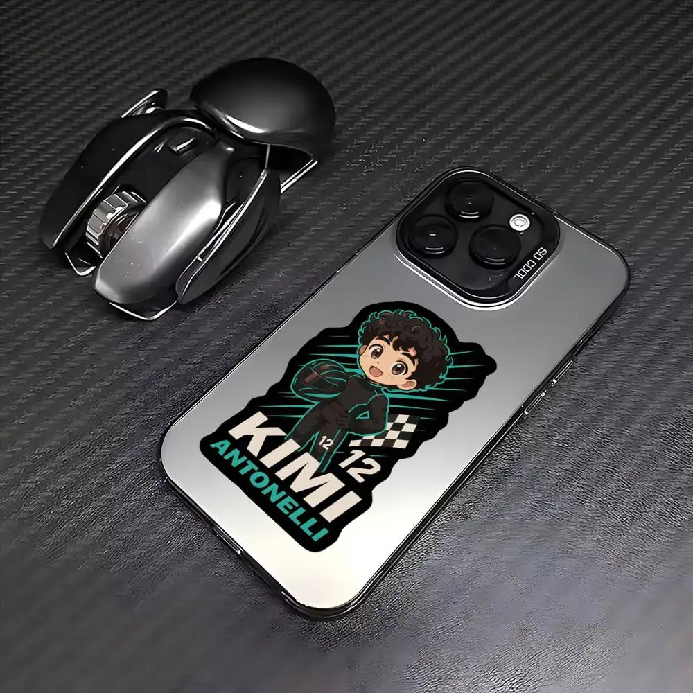 Чехол K-Kimi A-Antonelli Colorful Silver Back для iPhone 17 16 15 14 13 12 11 Plus Pro Max Plus (art.: 3920d4fa6a4ad) - 3920d4fa6a4ad