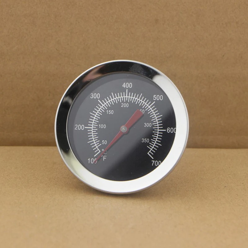 

BBQ Barbecue Thermometer Stainless Steel Grill Thermometer Dial Gauge Probe Gage Food Instruments