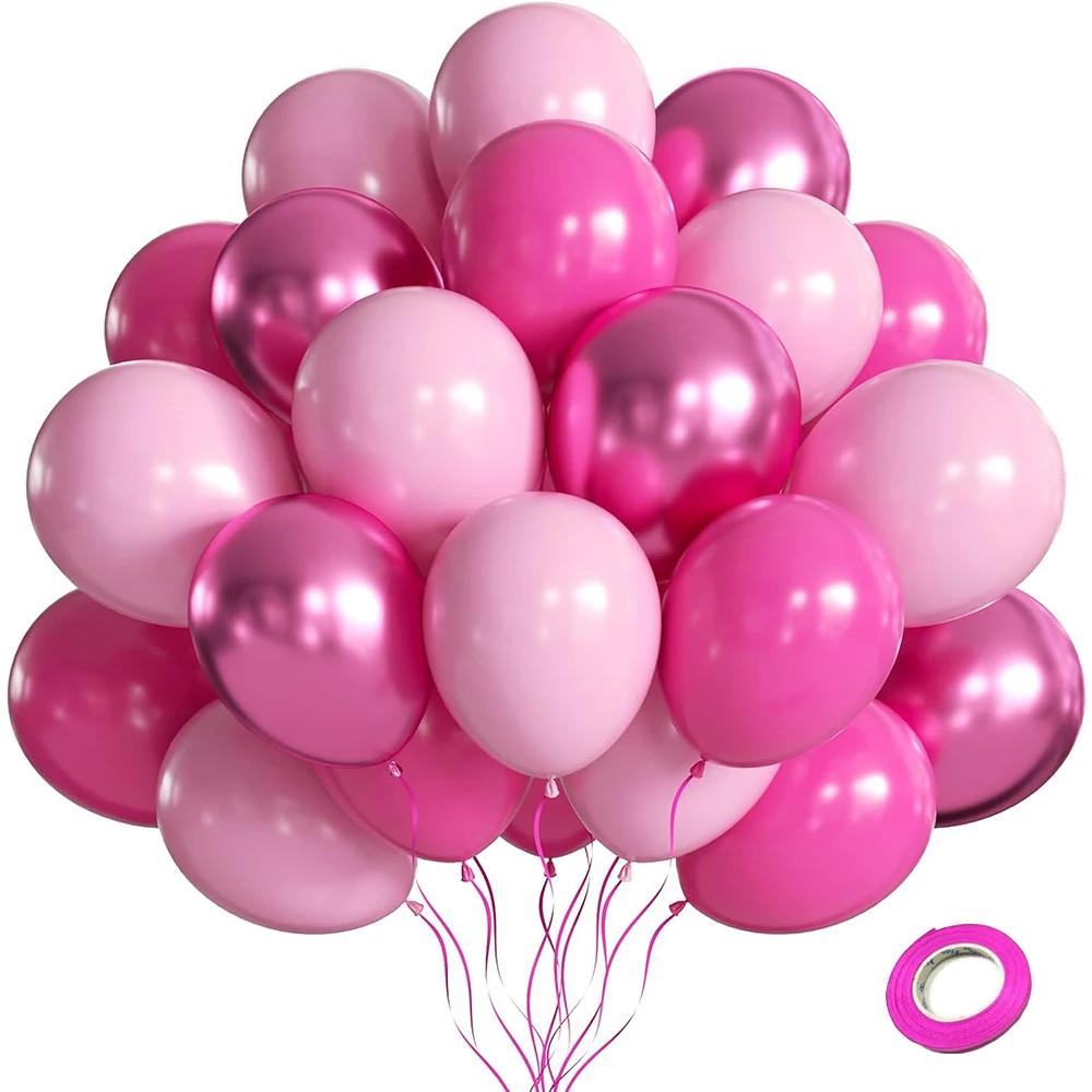 

Набор ярких розовых шаров Surpsea