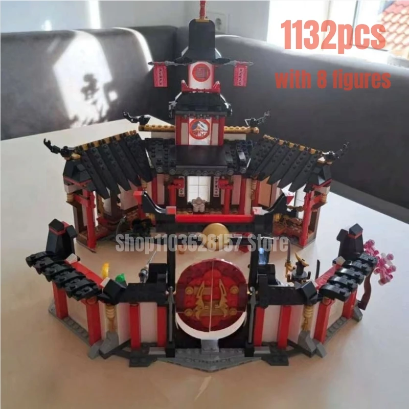 1132 шт. Детский конструктор монастырь Spinjitzu