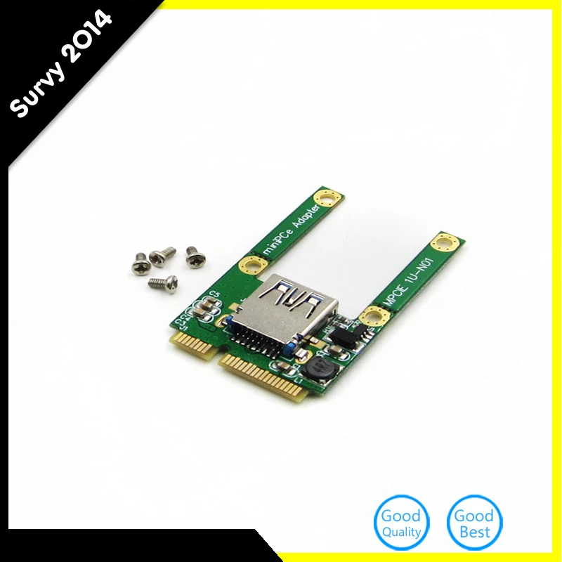 Горячая новинка мини PCI-E карта расширения слота для USB 2.0 переходник адаптера интерфейса карта расширения diy Электроника