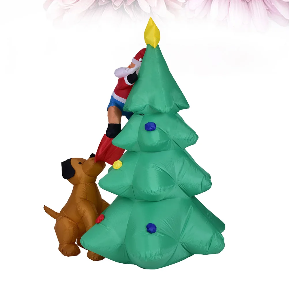 

1 шт. дерево Очаровательная прочная Рождественская декоративная модель с выдувкой воздуха для торгового сада Вечерние