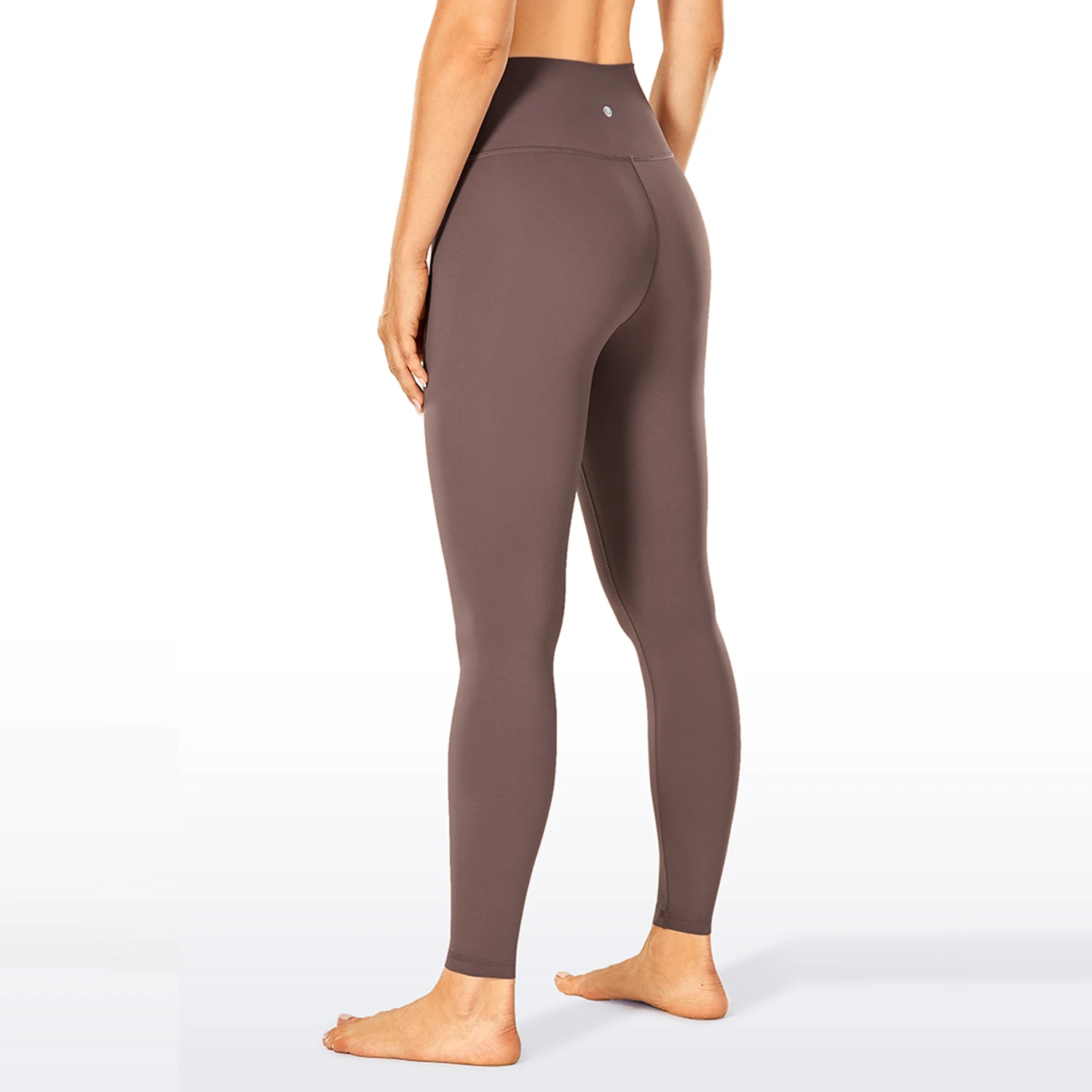 CRZ YOGA Women's Naked Feeling Yoga Leggings 25 Inches - High Waisted 7/8 Length Workout Pants