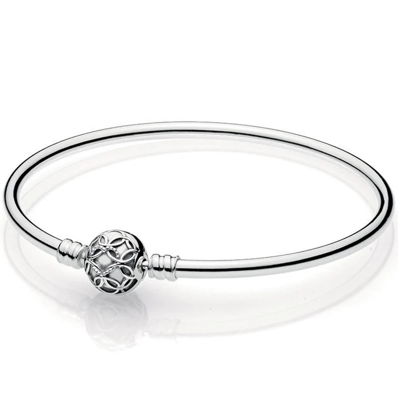 Bracelet Original en Argent 925, Convient pour Pandora, Perlé, Boutique, Fait à la Main, Bijoux pour Femme, Cadeau de ixde Fiançailles 2