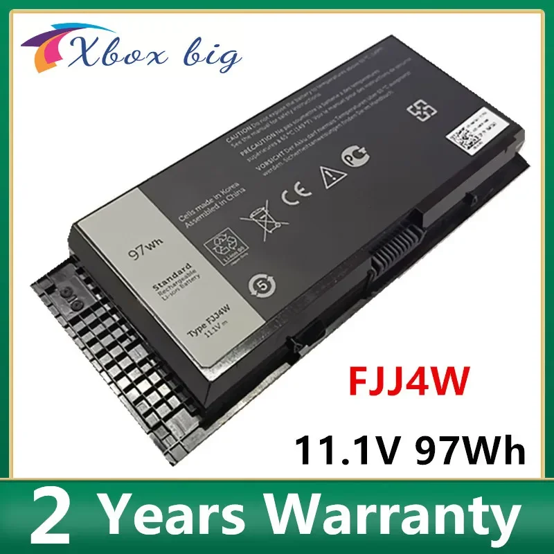 Аккумулятор FJJ4W FV993 для ноутбука DELL Precision PG6RC R7PND OTN1K5 M6600 M6700 M6800 M4800 M4600 M4700 11 1 V 97WH