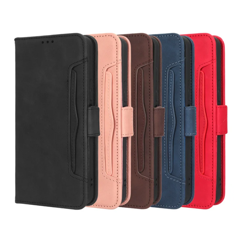 

for Tecno Pova 4 Pro Case,Pu leather Material Flip wallet cover for Tecno Pova 4 built-in phone holder business style