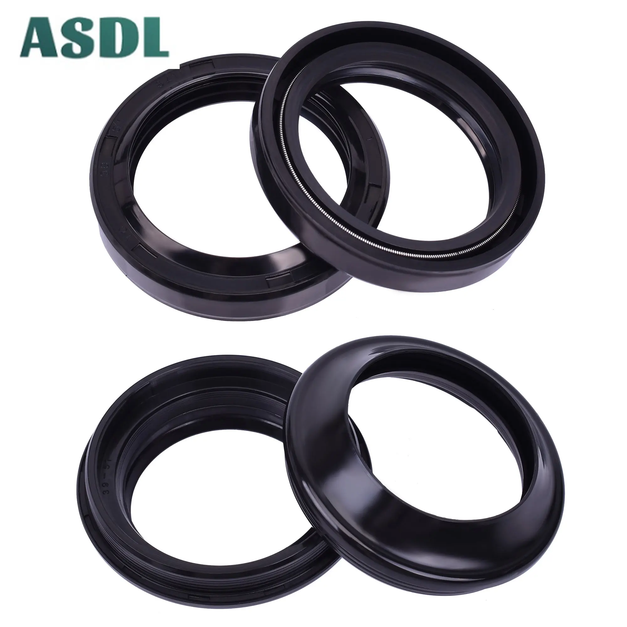 

39x51x8 39 51 8 Front Fork Damper Oil Seal and Dust Cover Lip For Kawasaki ZR 550 ZR550 Zephyr W650 W800 EJ650 EJ800 1990-2014