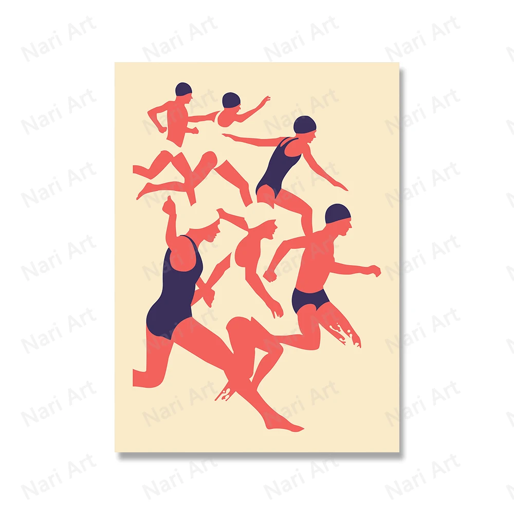 

Современный абстрактный постер для гостиной