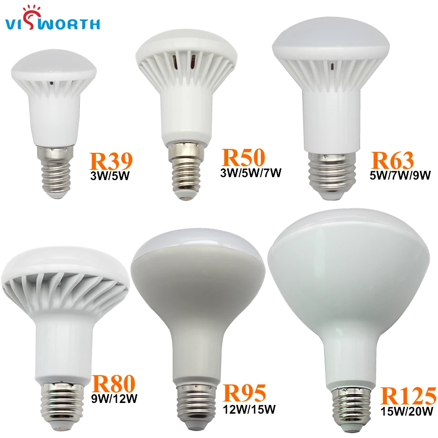 

Светодиодная лампа VisWorth R50 3-20 Вт E14 теплый/холодный свет