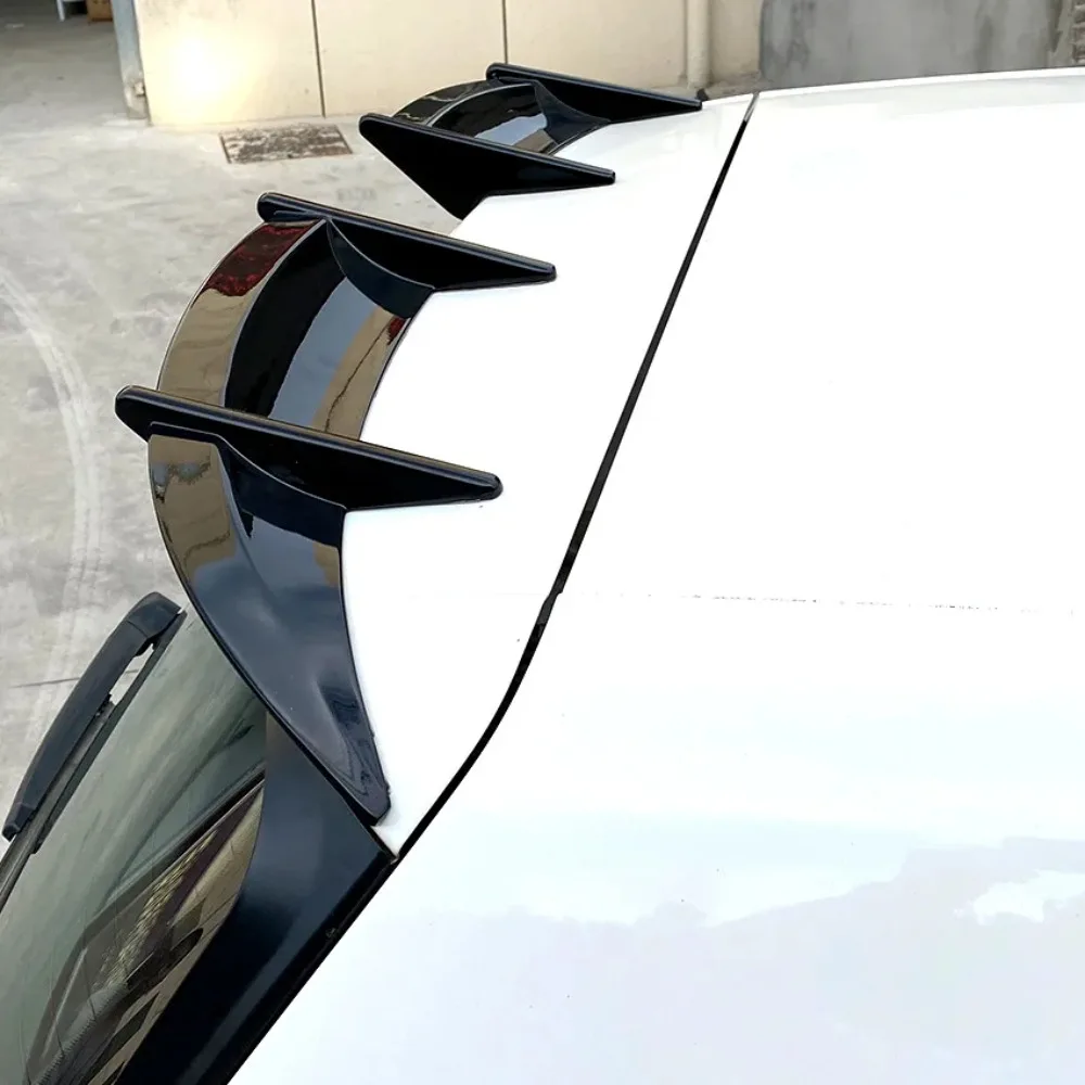 Фото Спойлер на заднюю крышу автомобиля в стиле AK для VW Golf MK6 GTD GTI R20 R 2009-2012, глянцевый черный, комплект для тюнинга кузова №3