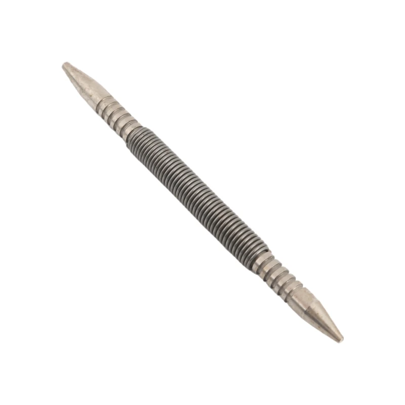 

Модернизированный инструмент для маникюра, 3/32 дюйма и 1/8 дюйма, двойной инструмент для маникюра, стальной центральный пружинный перфоратор для ногтей, инструмент для ручной работы «сделай сам», для работы с кожей