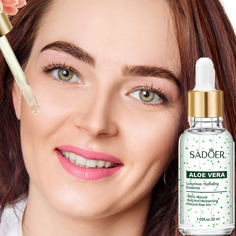 

Органический гель с алоэ вера, 30 мл, эссенция алоэ, ромашки, увлажняющие сыворотки для лица и тела, увлажняет и размягчает кожу