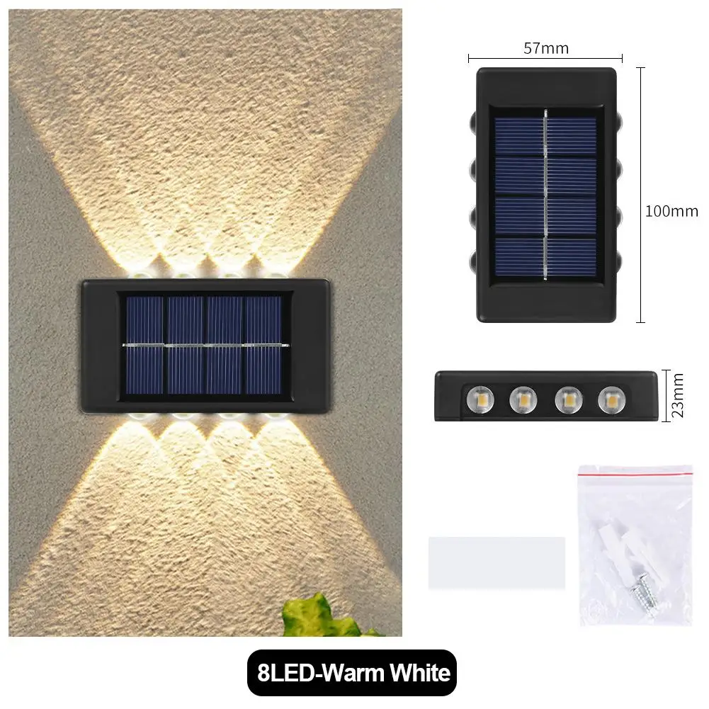 

Solar Light Waterproof Solar Led Light Outdoor Sunlight Lamp for Garden Street Landscape Balcony Decor Solar Wall Lamp Outdoor