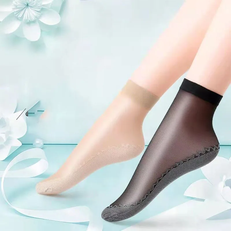 Velvet Cored Stockings Women's Steel Stockings Small Pepper Facial Mask Stockings Anti Abrasion Hook Stockings Independent Packa