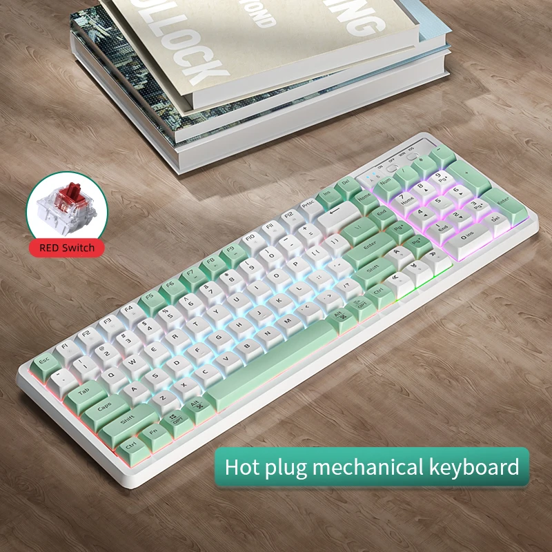

Клавиатура компьютерная Механическая с RGB-подсветкой, 102 клавиши