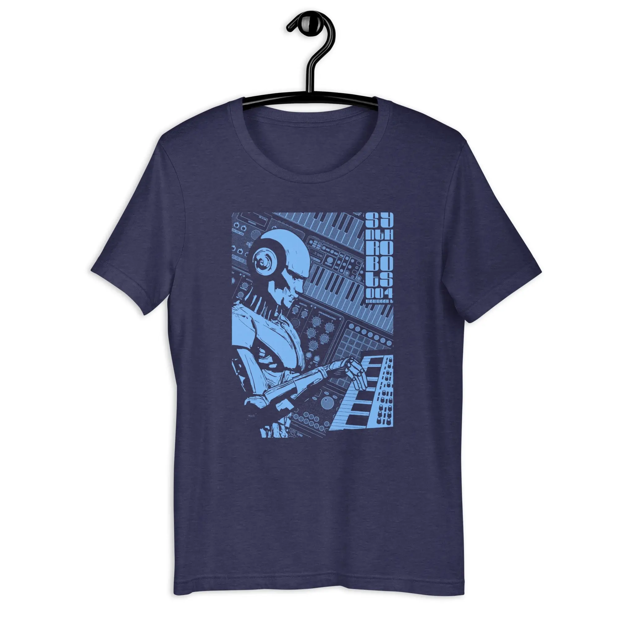 Футболка Synth Robot 004 для музыкального продюсера и синтезатора музыканта