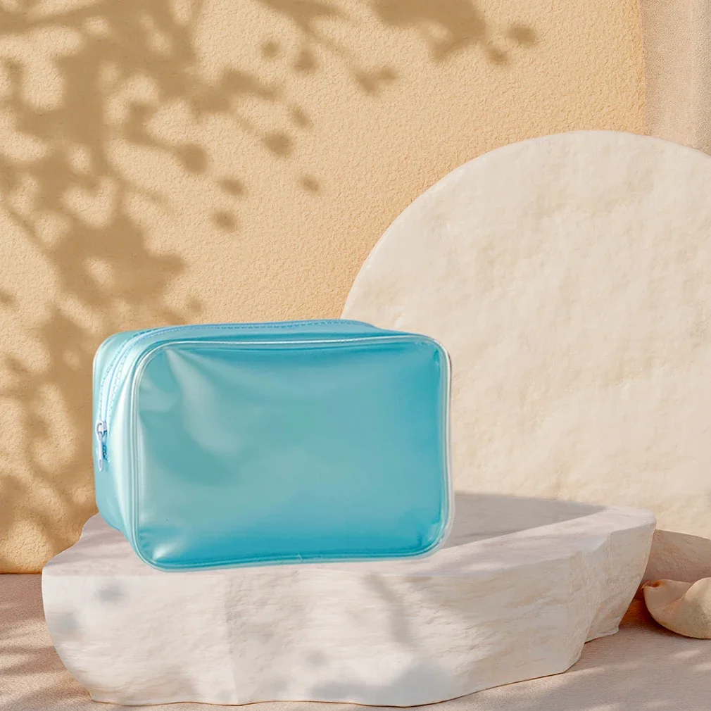 

Waterproof Transparent Cosmetic Bag Women Make Up Case Travel Zipper Clear Makeup Beauty Wash Organizer Bath Toiletry Bags Kit