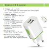 USB Wall Charger Power Adapter Compatible Mobile Phone For Samsung Xiaomi Huawei iPhone Dual Port 2A Output Travel EU/US Plug 4