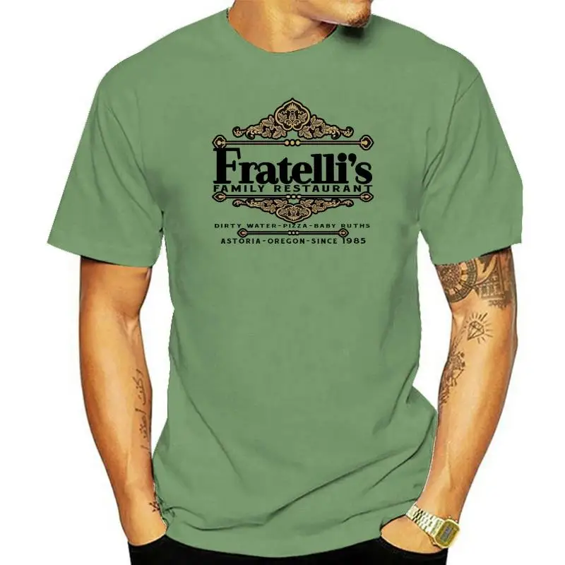 

Fratelli's Restaurant Inspired The Goonies 80s Retro Italian Movie Film T Shirt Fashion Cotton T-Shirts Base Shirt