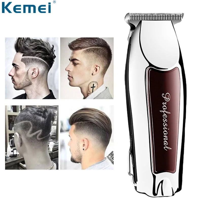 

Kemei Professional Hair Clipper for Men Rechargeable Haircut Cordless Hair Cutting Machine Trimmer Electric Shaver Beard Barber