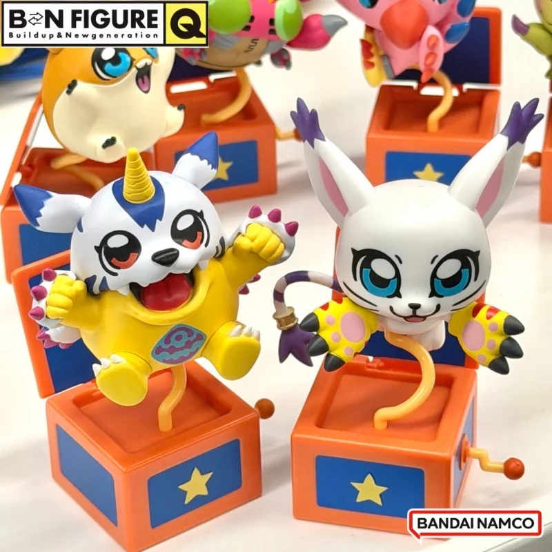 Фото Коллекционная фигурка Bandai Blind Box Digimon Bnfigureq Co Branded - Агумон Габумон, аниме-декор для рабочего стола для фанатов №1