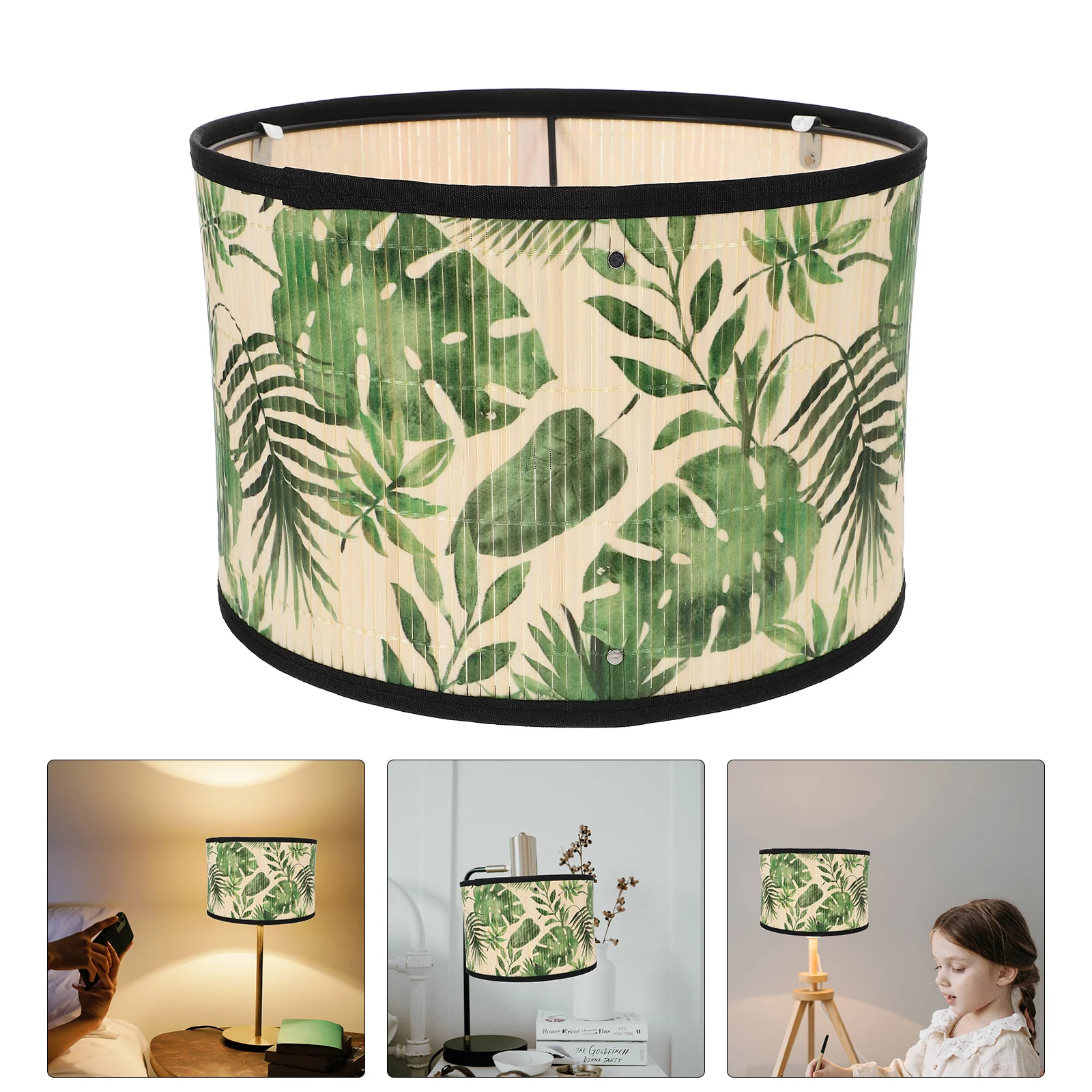 

E27 Bamboo Lampshade Decor Accessory Shades Branches Cover Wrought Iron Light Japanese Style Retro