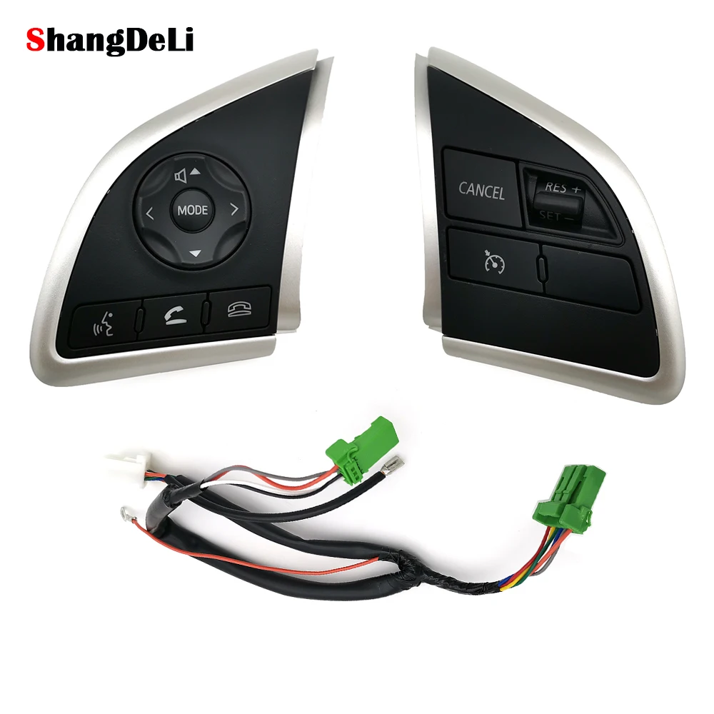 Купи For Mitsubishi Outlander 3 2013 2017 2018 2019 ASX Xpander Cruise Control Switch Steering Wheel Audio Volume Button за 2,246 рублей в магазине AliExpress