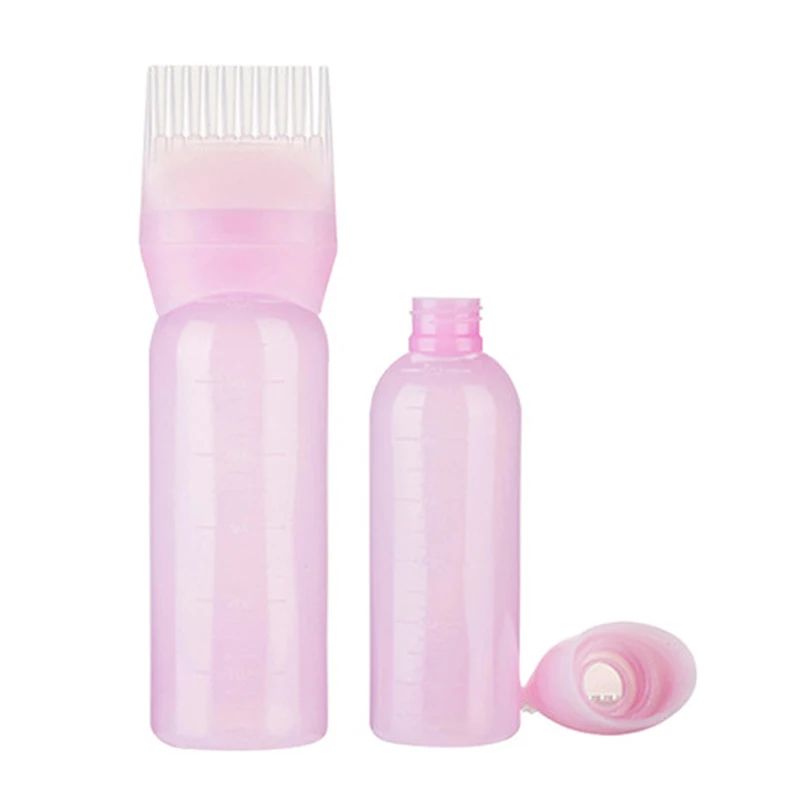 

Empty Hair Dye Bottle With Applicator Brush Dispensing Salon Hair Coloring Dyeing Bottles Hairdressing Styling Tool 120ML