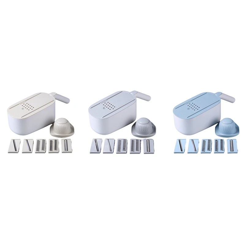 

ECOCO многофункциональная овощерезка для кухни, ручная овощерезка, профессиональная Терка с регулируемыми лезвиями