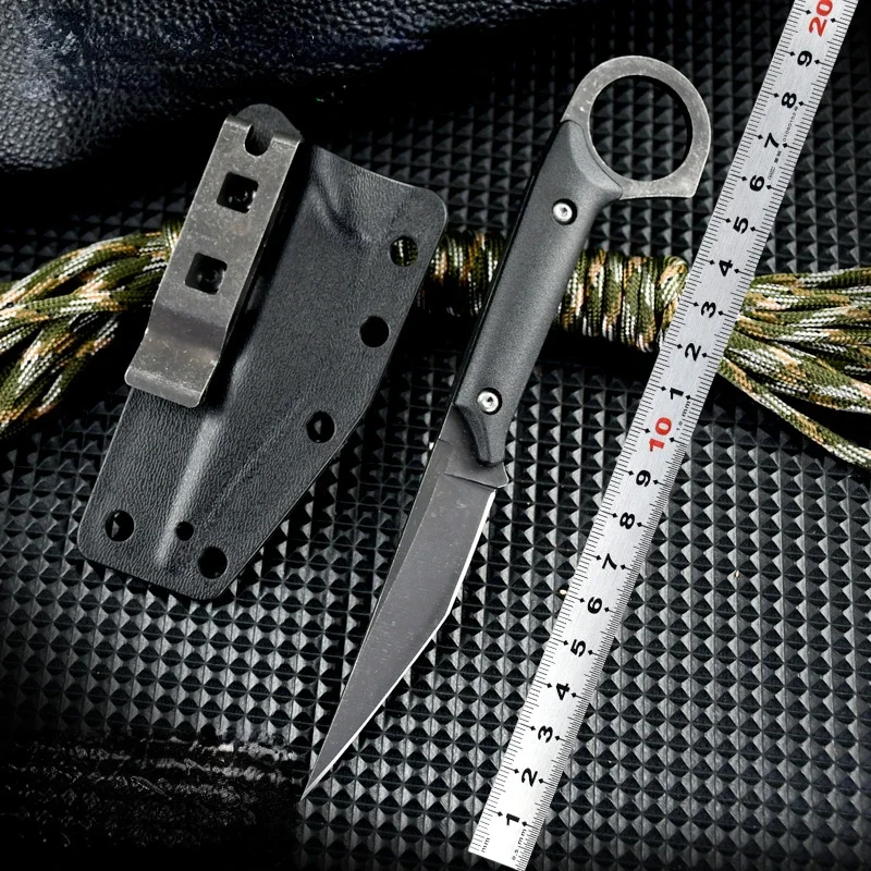 Высокопрочный высокопрочный уличный нож для выживания в дикой природе