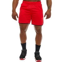 men%e2%80%99s sports casual shorts contrast color elastic waist breathable quick dry gym fitness slim short pants