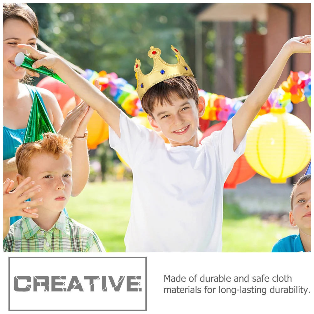 Короны король день рождения принц Дети Мальчики вечевечерние НКА тиара Золотая