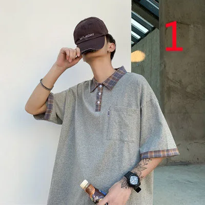 

Белая футболка с коротким рукавом, Мужская модная брендовая Спортивная футболка в стиле хип-хоп с принтом и пятью точками, свободного покро...