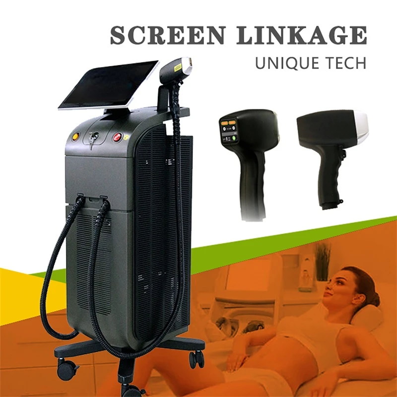 

808nm diode laser hair removal triple trio 755 1064nm 810nm diode laser depilation ice titanium laser beauty machine