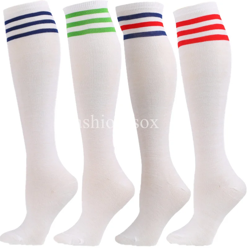 

Unisex Compression Socks Striped Soccer Socks Football Socks Non-slip Running Sports Socks Knee High Stockings Long Tube Socks